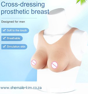 Silicone breast forms - half-vests, teardrop, backside velcro. South Africa, Pretoria, Villieria