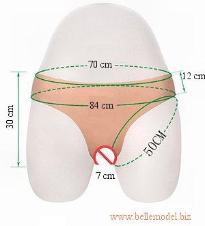 Vagina underwear, measurements unstretched. South Africa, Pretoria, Villieria